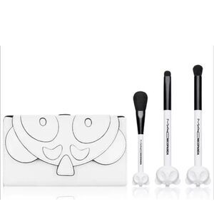New MAC Nicopanda Brush Bag 3 brush kit 461 536 531 Limited Edition Panda